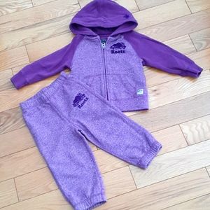 Roots purple tracksuit 18-24 months